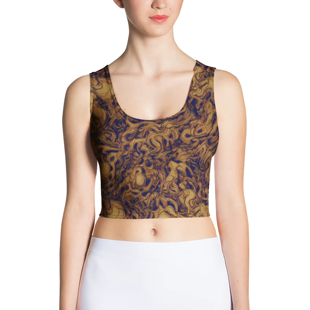 Navy Alchemy on Crop Top — Front