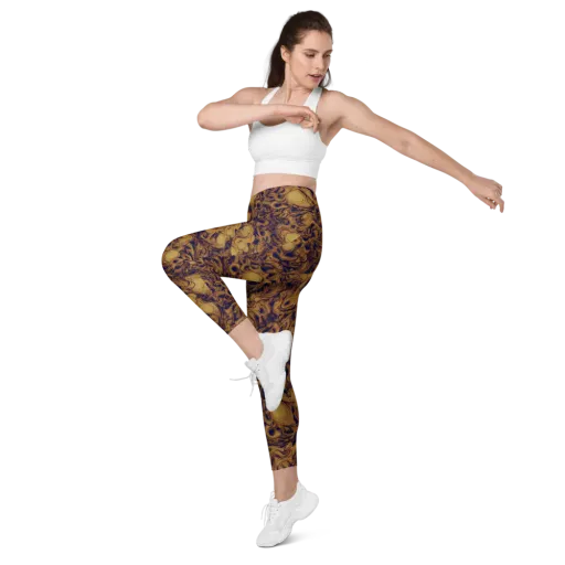 Navy Alchemy on a Leggings with Pockets