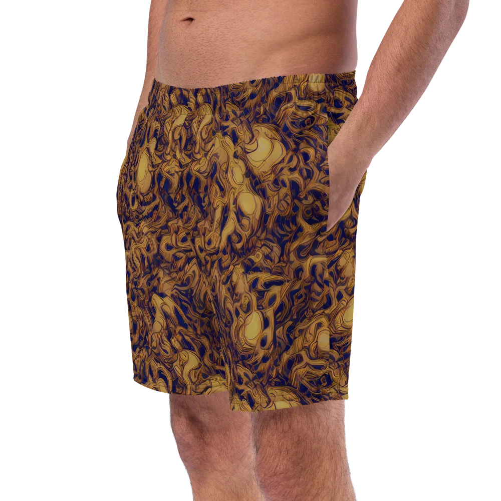 Navy Alchemy on Swim Trunks — Left Front