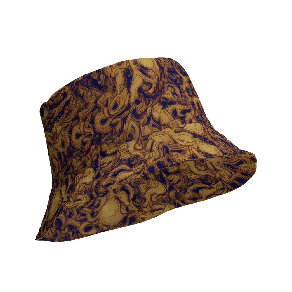 Navy Alchemy on Reversible Bucket Hat — Product details Outside