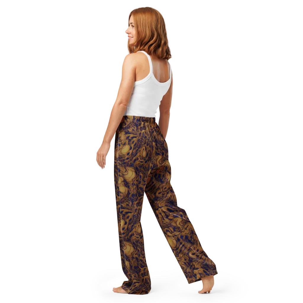 Navy Alchemy on Women's Pajama Pants — Back