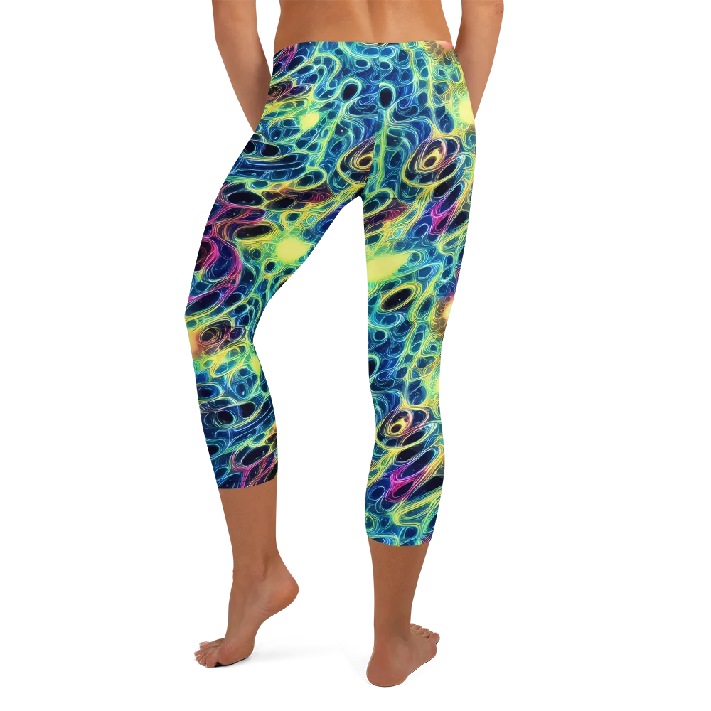 Biolume Drift on Capri Leggings — Back