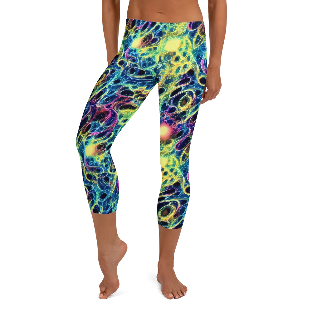 Biolume Drift on Capri Leggings — Front