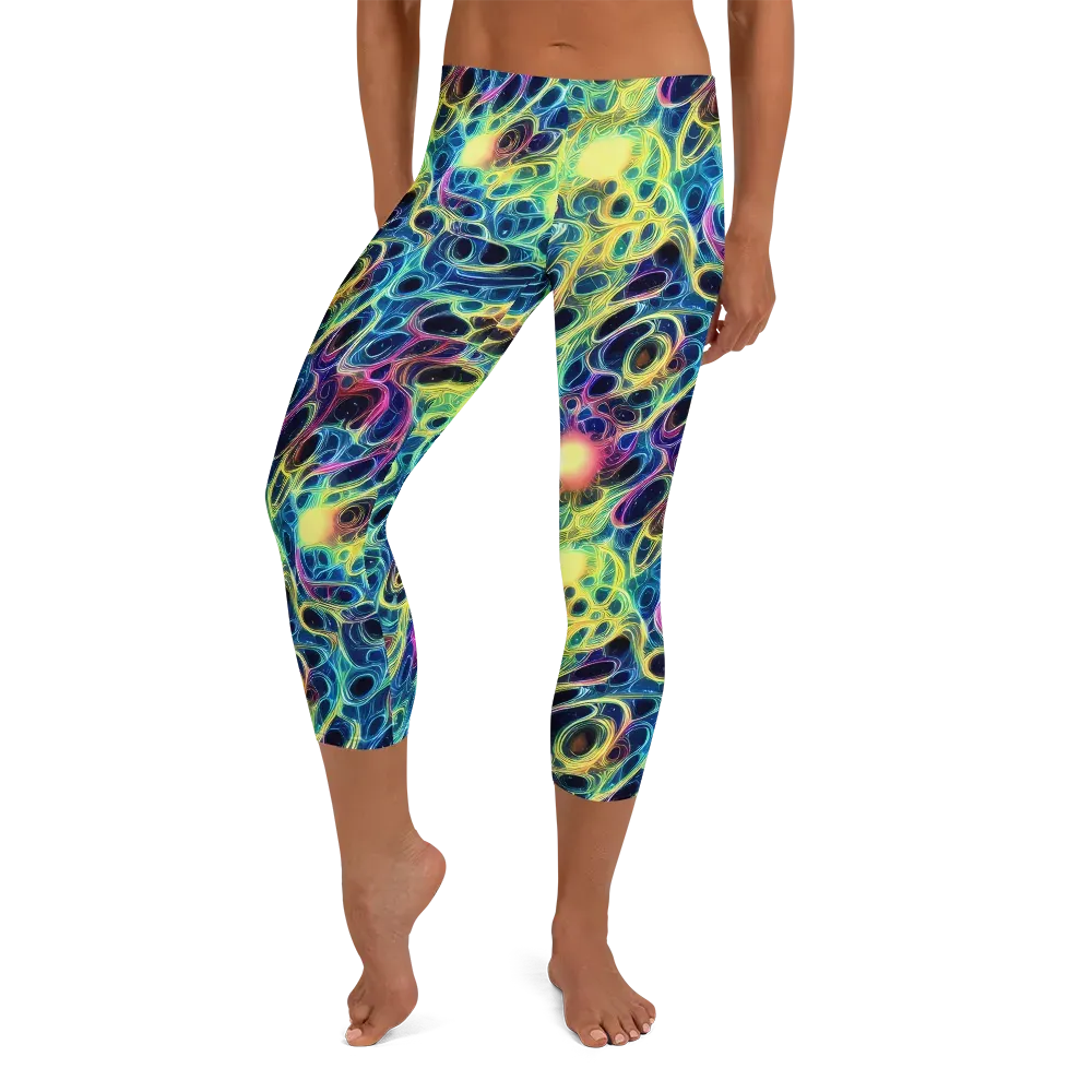 Biolume Drift on Capri Leggings — Front