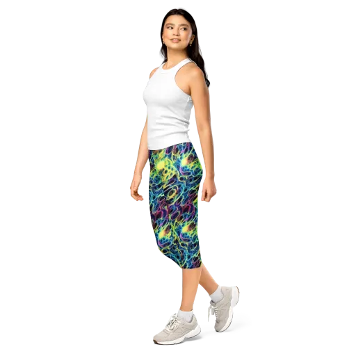 Biolume Drift on a Capri Leggings