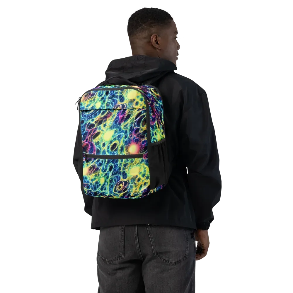 Biolume Drift on Utility Backpack — Back