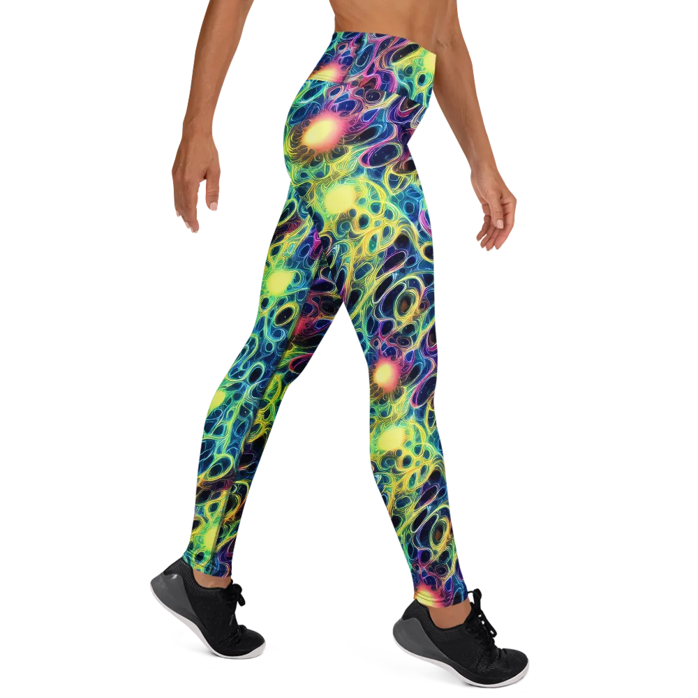Biolume Drift on Yoga Leggings — Right