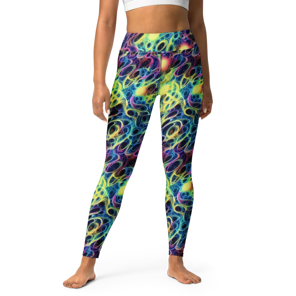 Biolume Drift on Yoga Leggings — Front