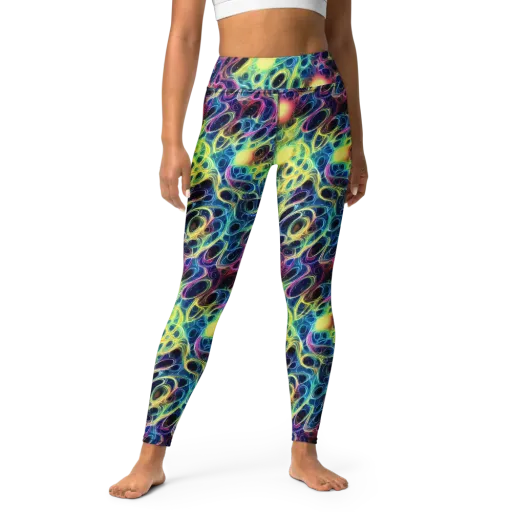 Biolume Drift on a Yoga Leggings