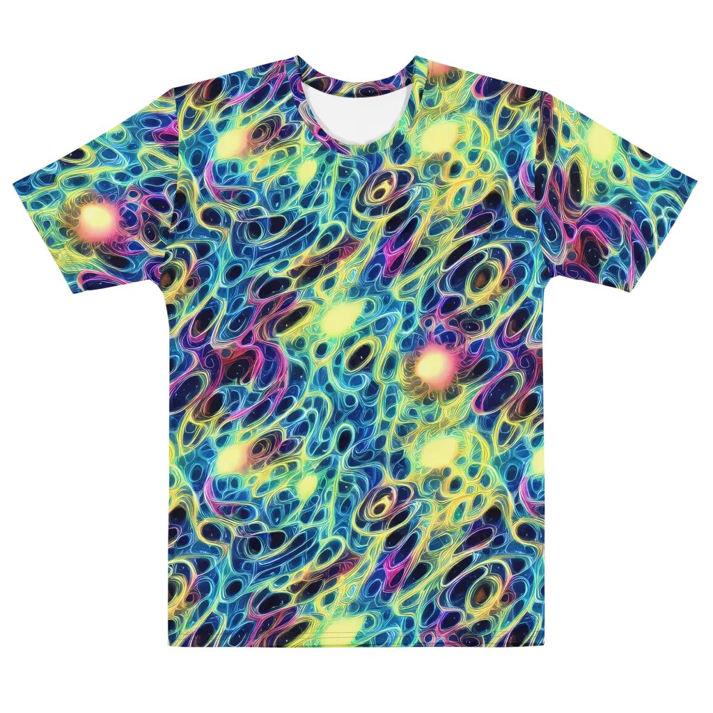 Biolume Drift on Men's Cotton Crew Neck T-Shirt — Front