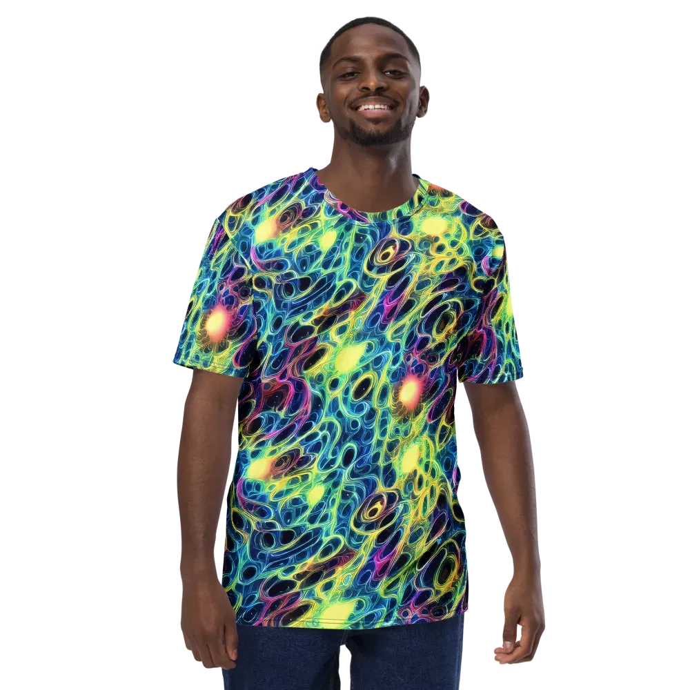 Biolume Drift on Men's Crew Neck T-Shirt — Front