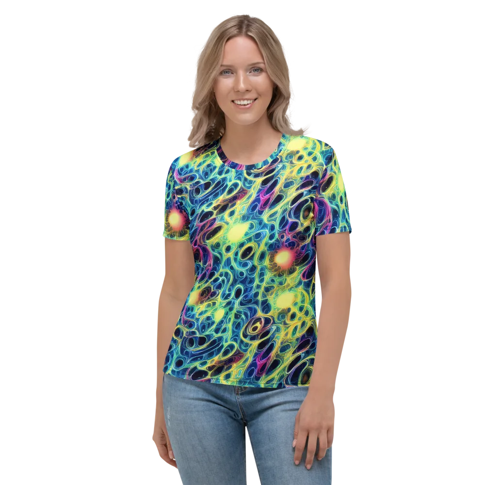 Biolume Drift on Women's Crew Neck T-Shirt — Front