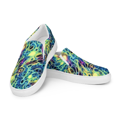Biolume Drift on a Men's Slip-On Canvas Shoes
