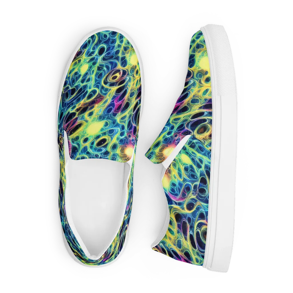 Biolume Drift on Men's Slip-On Canvas Shoes — Front