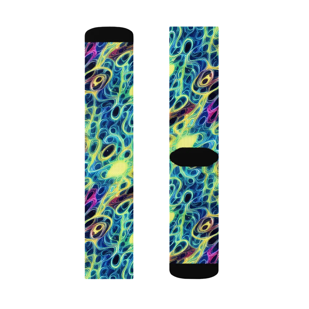 Biolume Drift on Socks — Right Sock