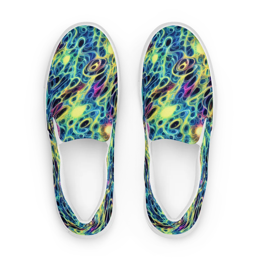 Biolume Drift on Women's Slip-On Canvas Shoes — Front