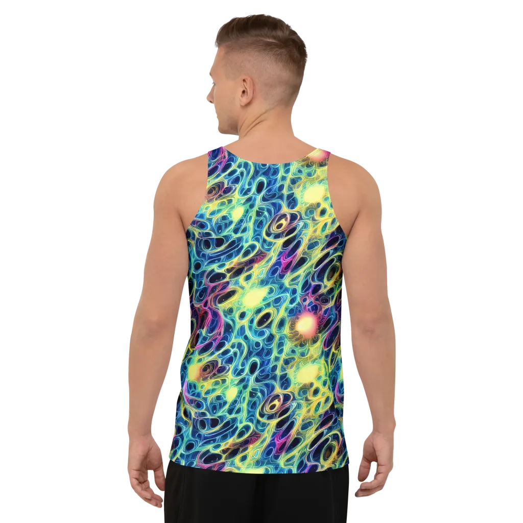 Biolume Drift on Men's Tank Top — Back