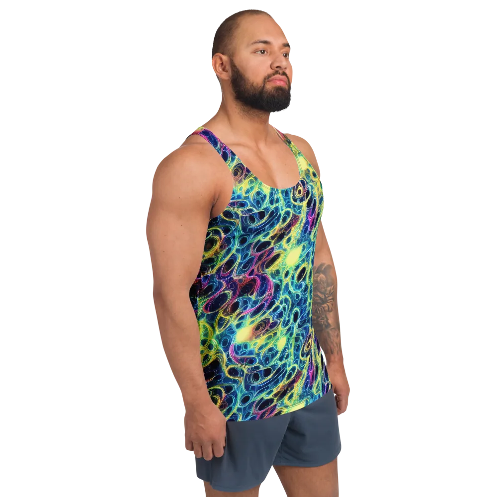 Biolume Drift on Men's Tank Top — Right Front