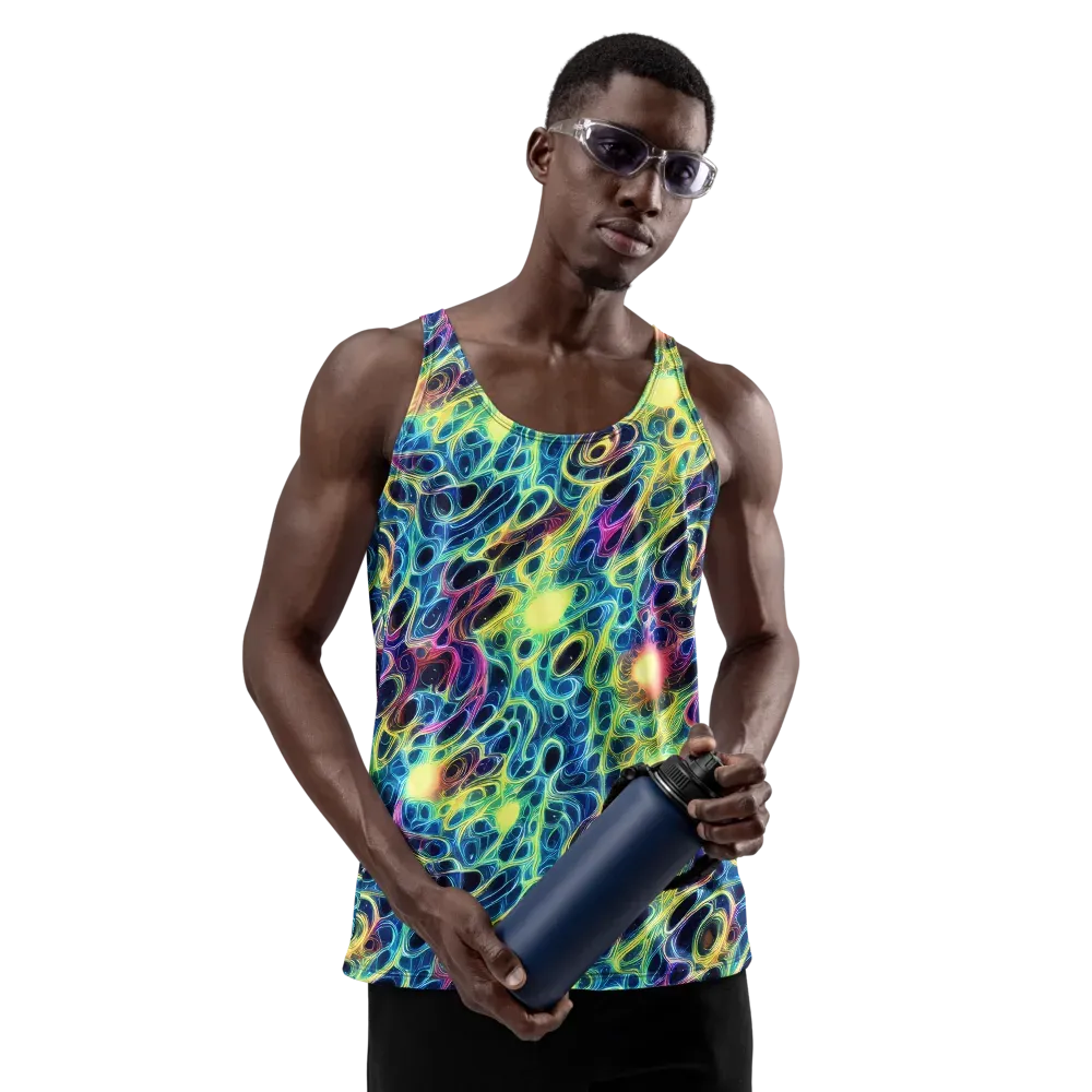 Biolume Drift on Men's Tank Top — Front