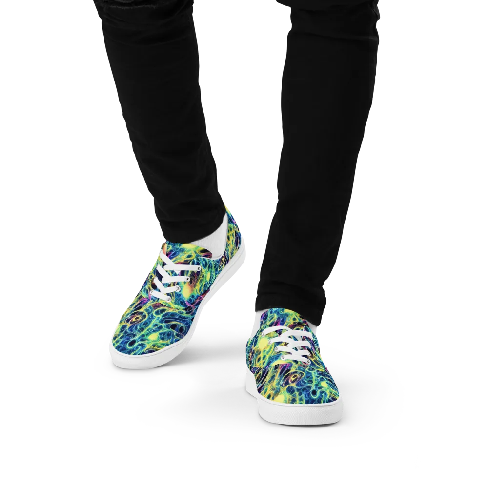 Biolume Drift on Men's Lace-Up Canvas Shoes — Front