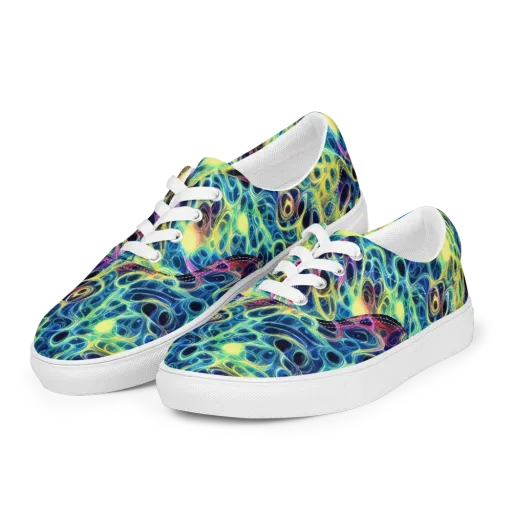Biolume Drift on a Men's Lace-Up Canvas Shoes
