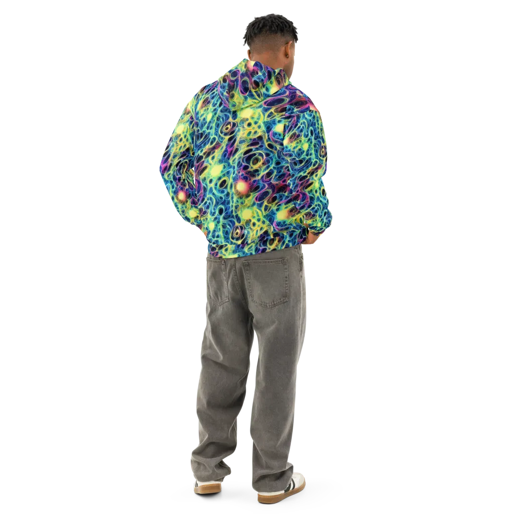 Biolume Drift on Cotton Hoodie — Back