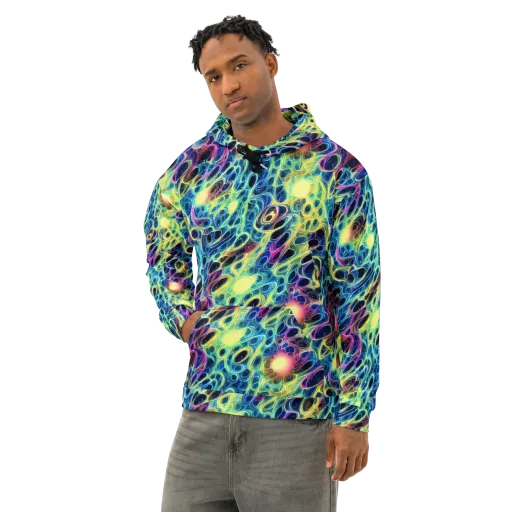 Biolume Drift on a Cotton Hoodie