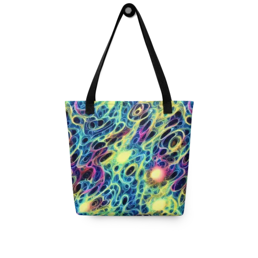 Biolume Drift on a Tote Bag