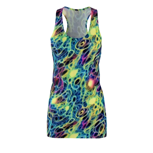 Biolume Drift on a Racerback Dress