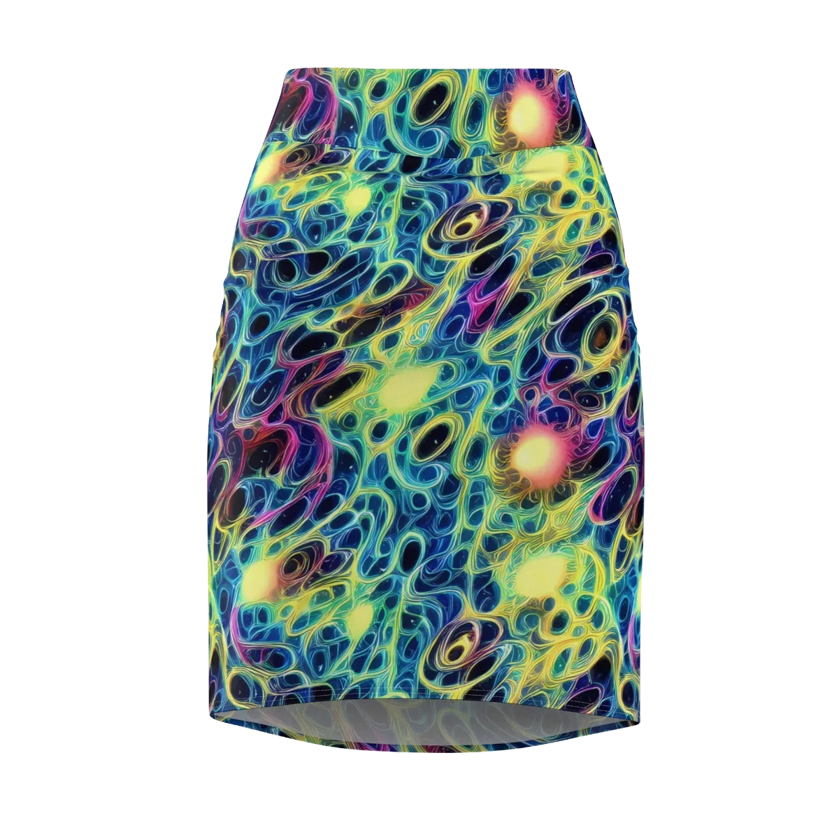 Biolume Drift on Pencil Skirt — Front