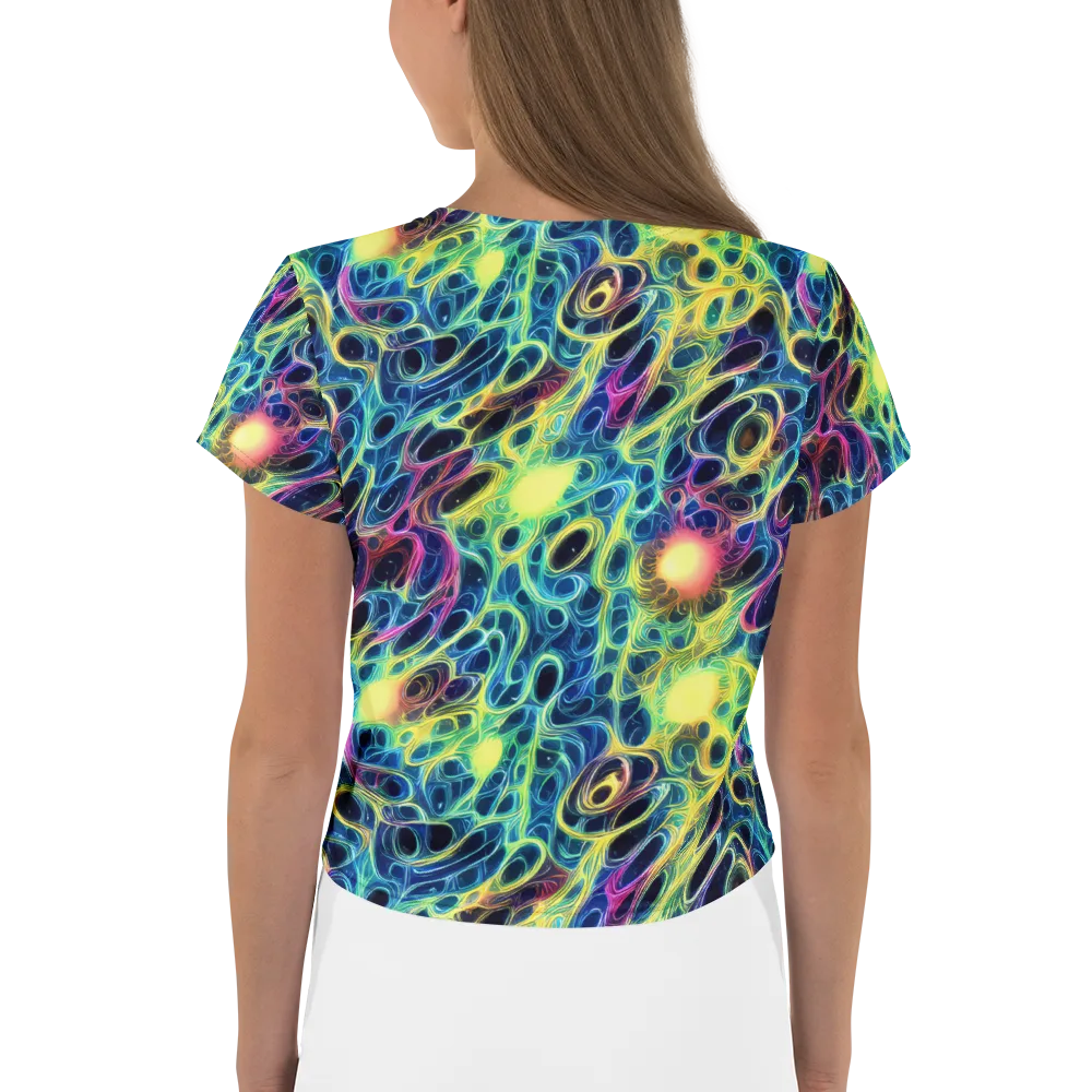 Biolume Drift on Crop Tee — Back