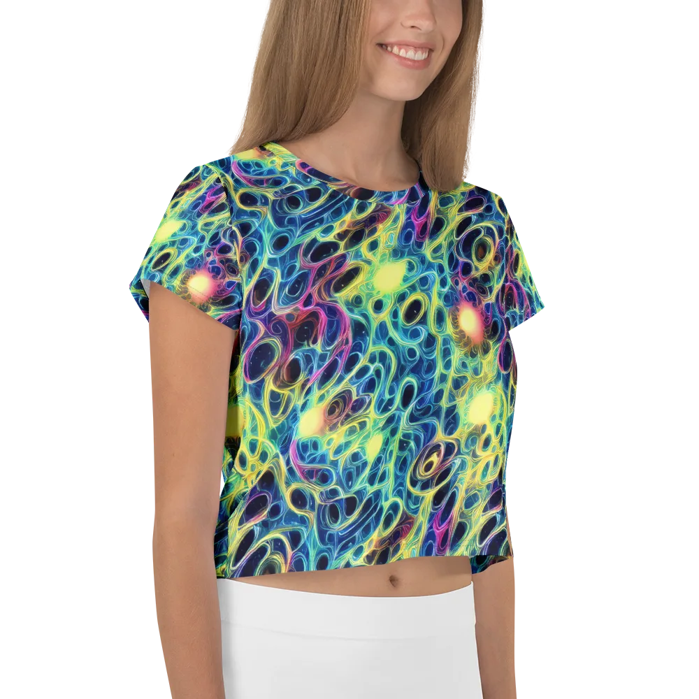 Biolume Drift on Crop Tee — Right