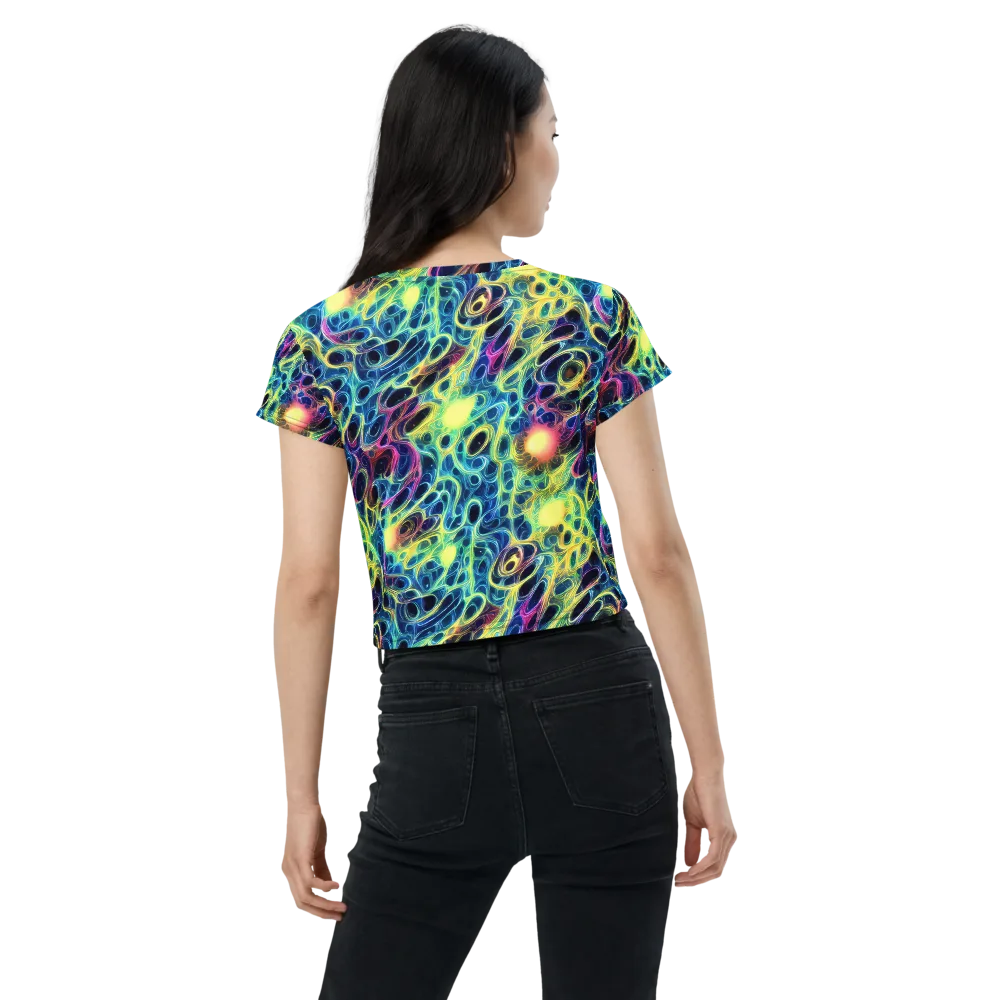 Biolume Drift on Crop Tee — Back