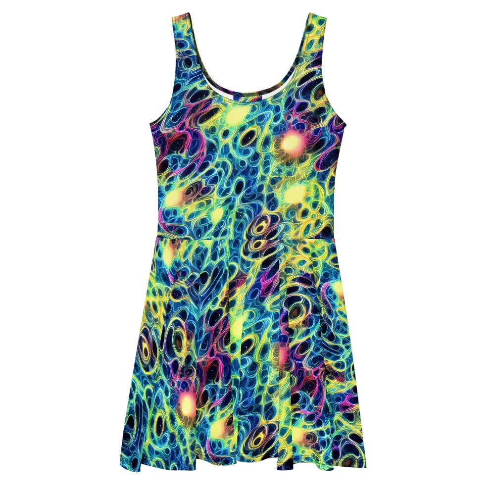 Biolume Drift on Skater Dress — Front