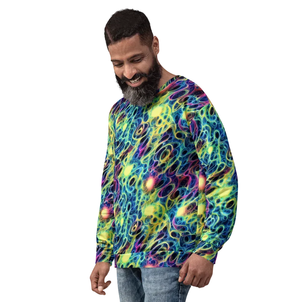 Biolume Drift on Sweatshirt — Left Front