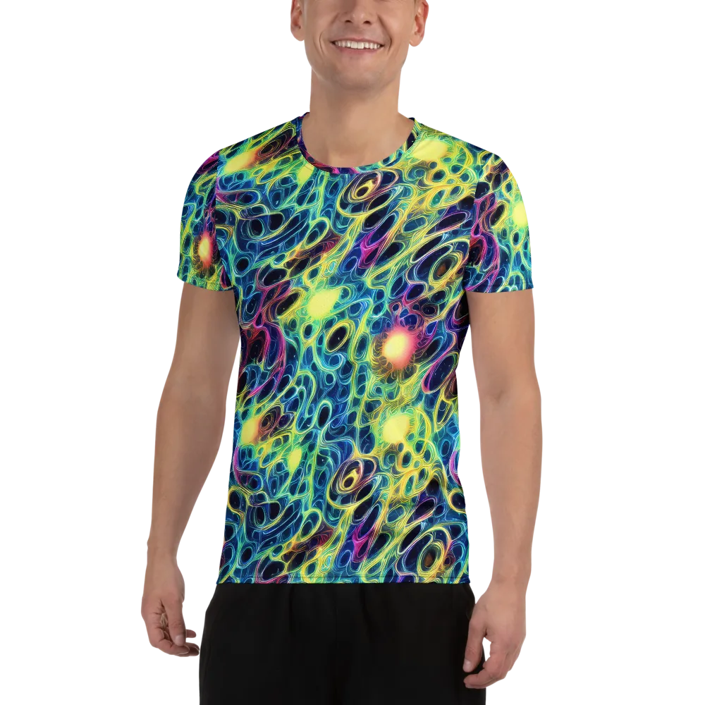 Biolume Drift on Men's Athletic T-Shirt — Front