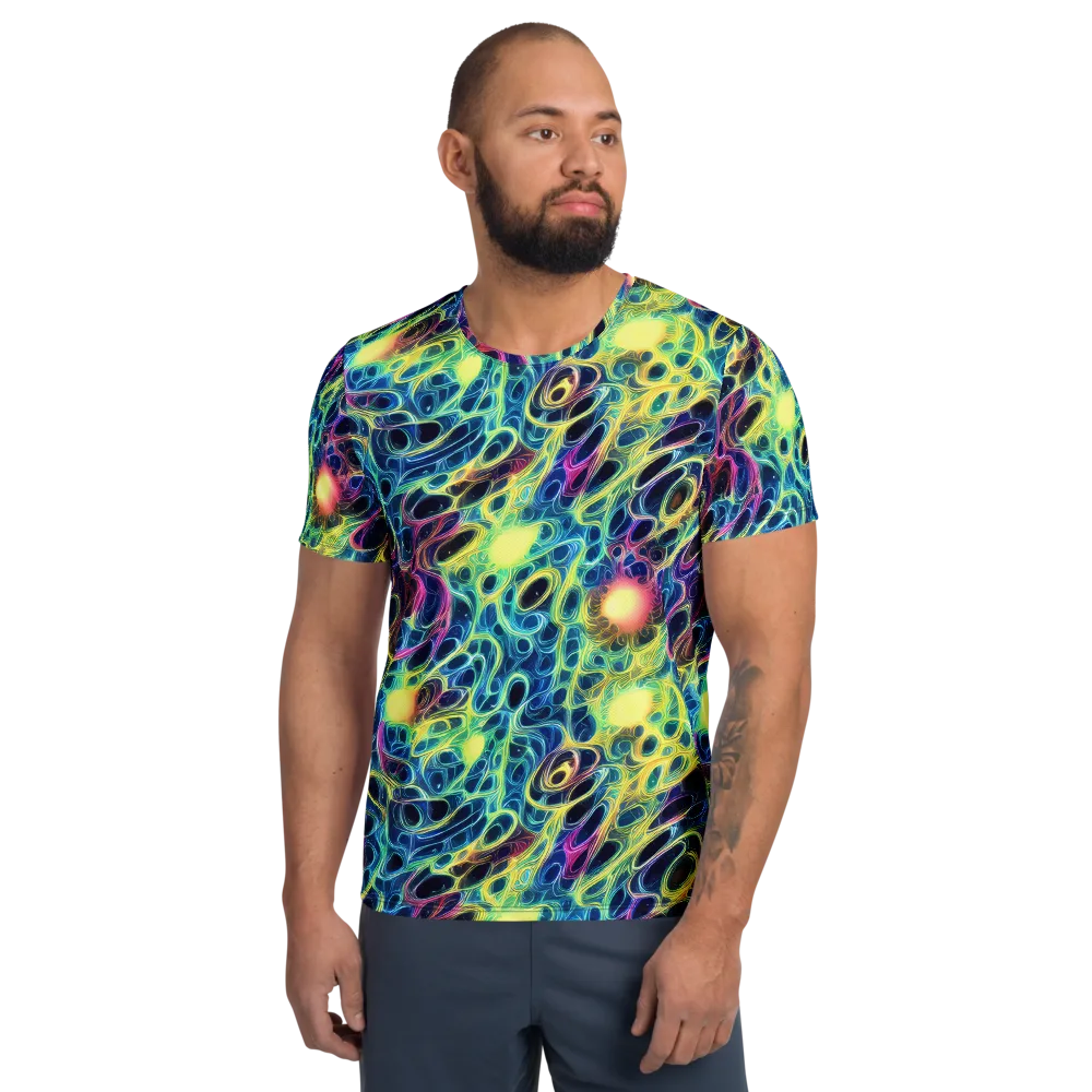 Biolume Drift on Men's Athletic T-Shirt — Front