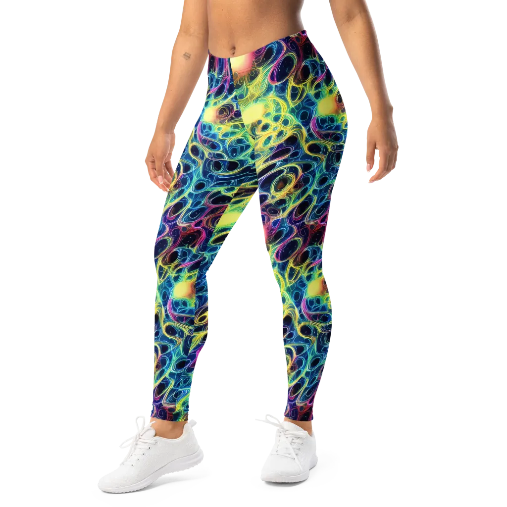 Biolume Drift on Leggings — Left Front