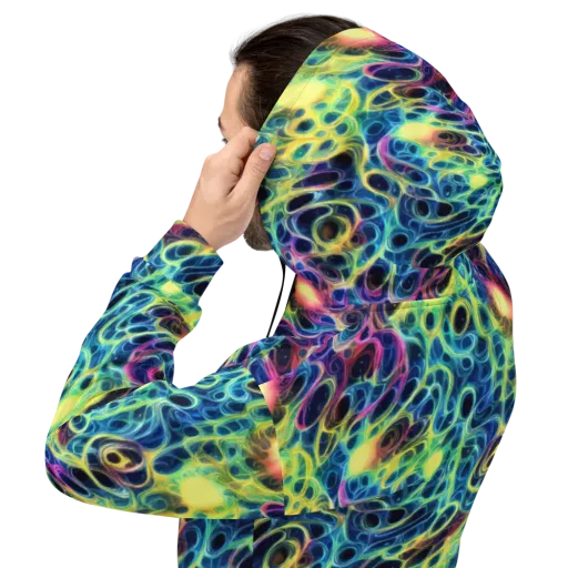 Biolume Drift on a Hoodie