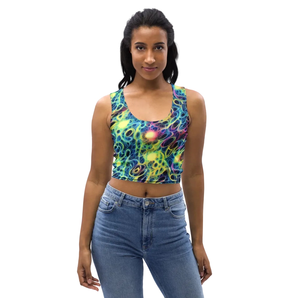 Biolume Drift on Crop Top — Front