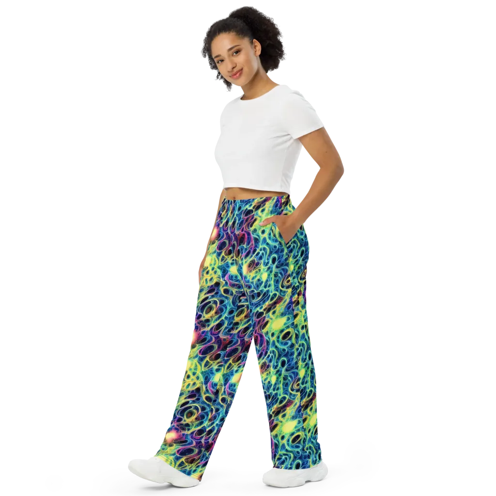 Biolume Drift on Wide-Leg Pants — Left Front
