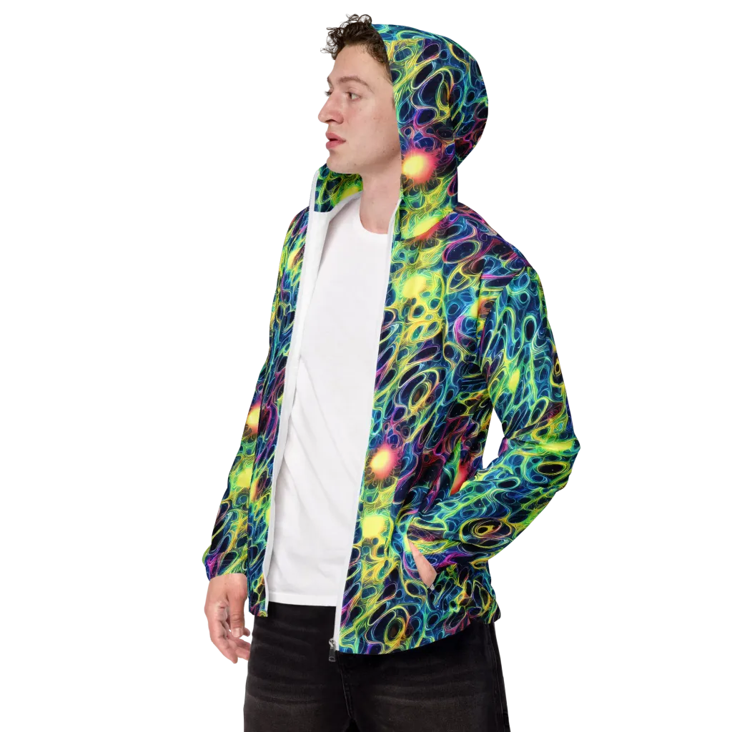 Biolume Drift on Men's Windbreaker — Left Front