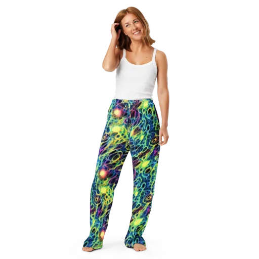 Biolume Drift on a Women's Pajama Pants