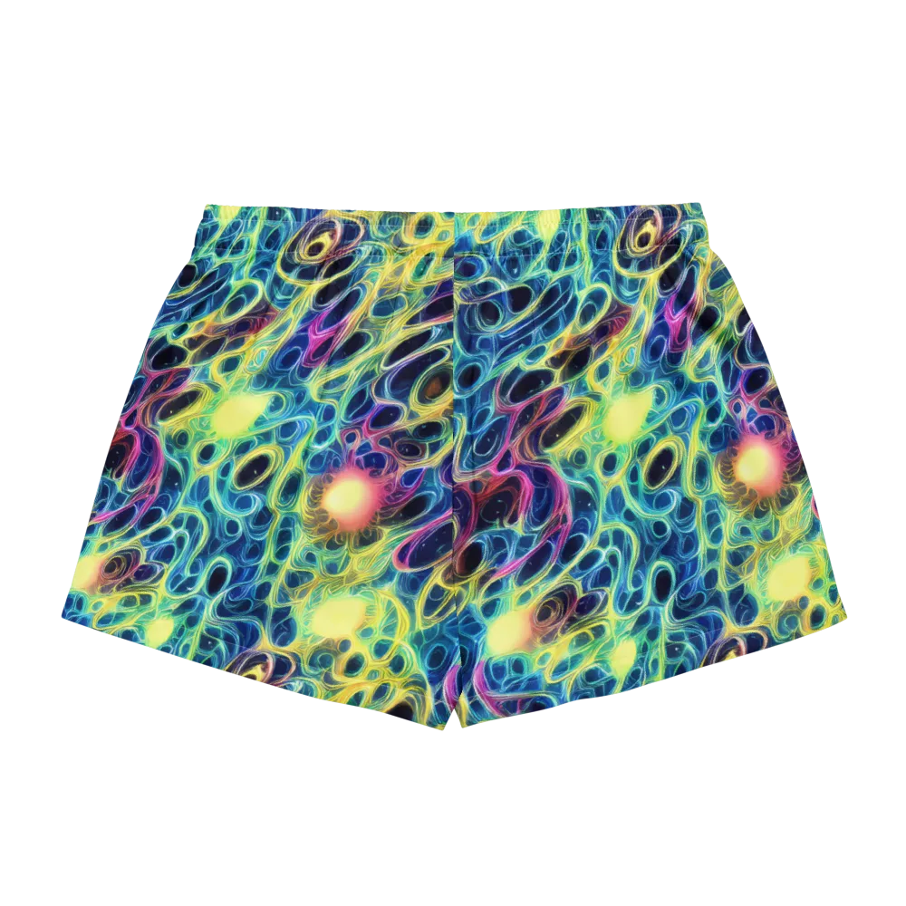 Biolume Drift on Women's Pajama Shorts — Back