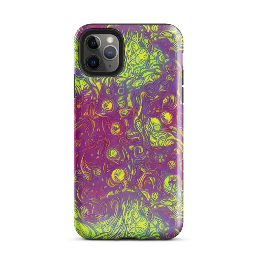 Neon Eruption on a Tough Case for iPhone®