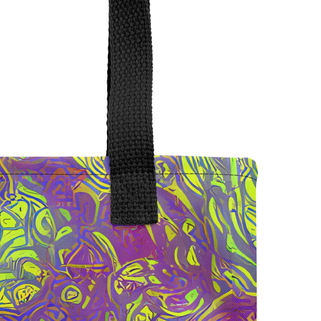 Neon Eruption on Tote Bag — Product details
