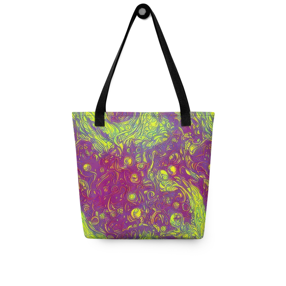 Neon Eruption on Tote Bag — Front