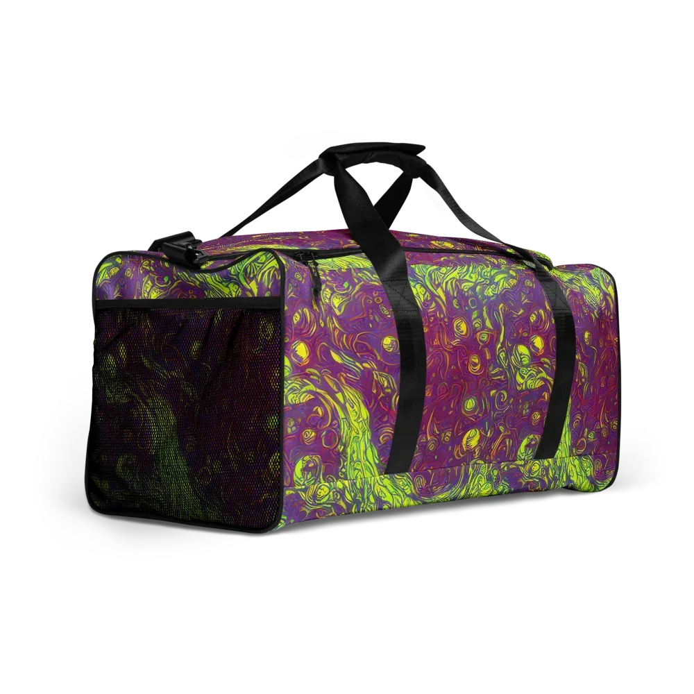 Neon Eruption on Duffle Bag — Right Front