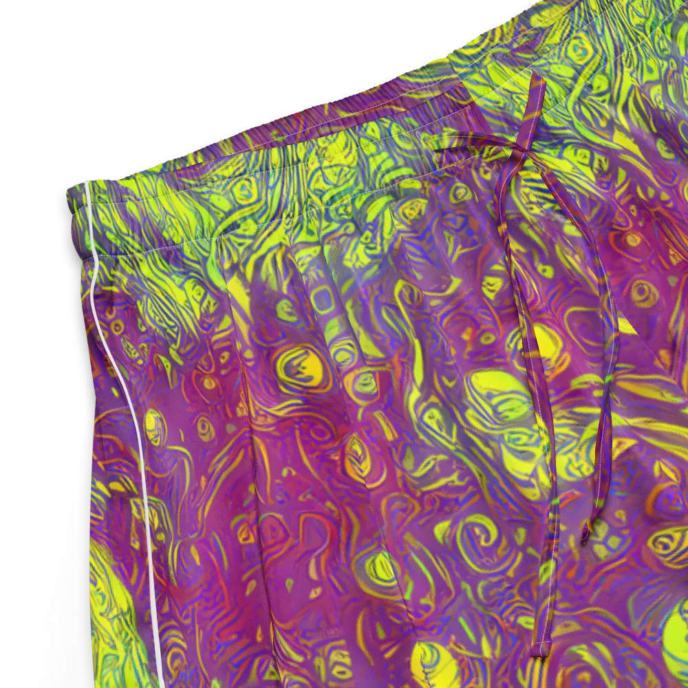 Neon Eruption on Women's Pajama Shorts — Product details