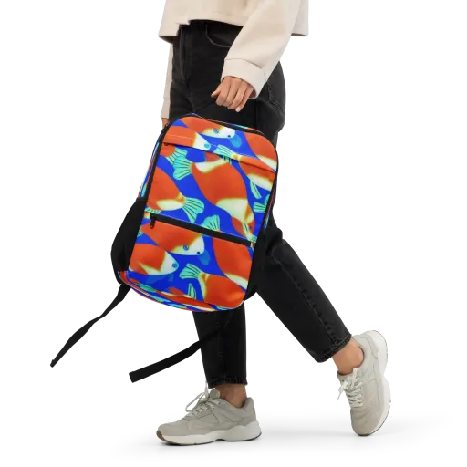 Electric Koi on a Utility Backpack